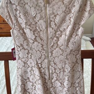 Vince Camuto pink zipper back. Dress